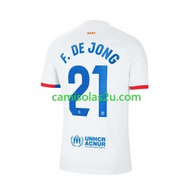 Camisolas de futebol FC Barcelona Frenkie de Jong 21 Equipamento Alternativa 2023/24 Manga Curta